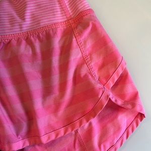 Lululemon running shorts in pink